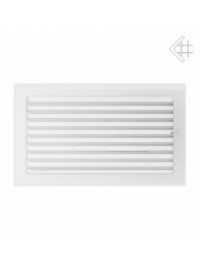 Вентиляційна решітка Kratki 22х37 см біла з жалюзями