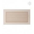 Вентиляційна решітка Kratki 17х30 см кремова  з жалюзями