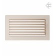 Вентиляційна решітка Kratki 17х30 см кремова  з жалюзями