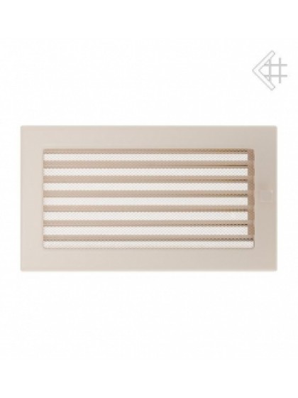 Вентиляційна решітка Kratki 17х30 см кремова  з жалюзями
