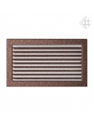 Вентиляційна решітка Kratki 22х37 см мідна з жалюзями