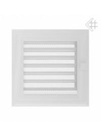 Вентиляційна решітка Kratki 17х17 см OSKAR біла з жалюзями