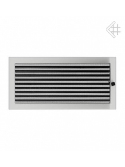 Вентиляційна решітка Kratki 22х45 см шліфована з жалюзями
