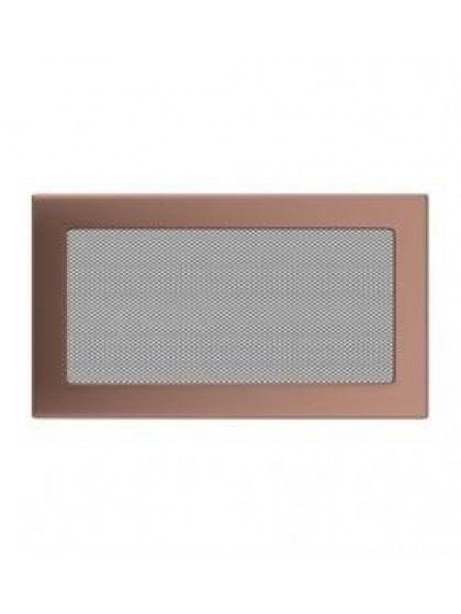 Вентиляційна решітка Kratki 17х30 см мідь гальванічна