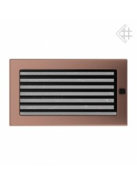 Вентиляційна решітка Kratki 17х30 см мідь гальванічна з жалюзями