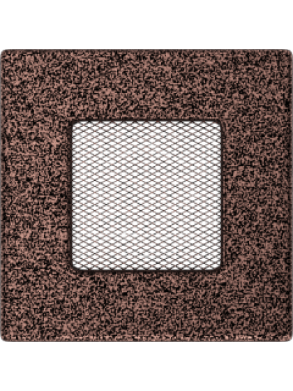 Вентиляційна решітка Kratki 11х11 см мідна