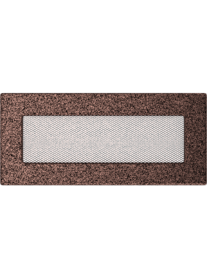 Вентиляційна решітка Kratki 11х24 см мідна