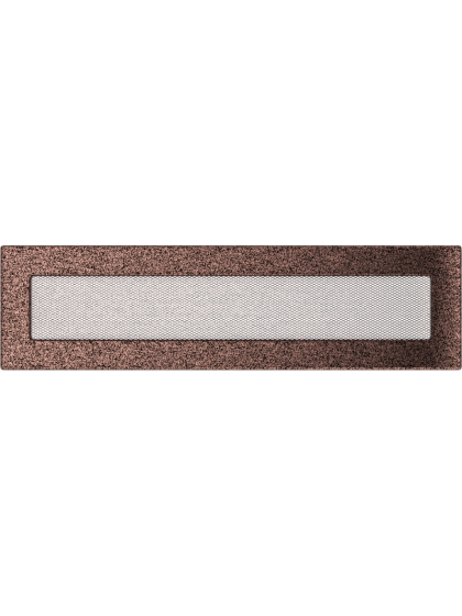 Вентиляційна решітка Kratki 11х42 см мідна