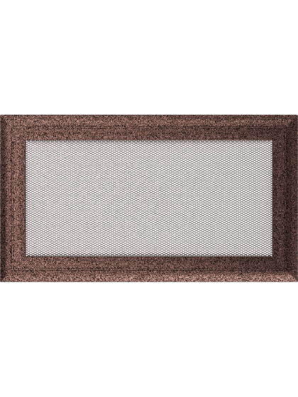 Вентиляційна решітка Kratki 17x30 см OSKAR мідна фарбована Вентиляційна решітка Kratki 17x30 см OSKAR мідна фарбована