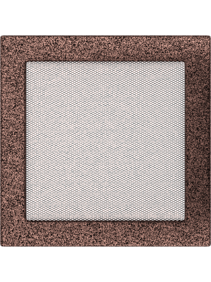 Вентиляційна решітка Kratki 22x22 см мідна