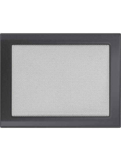 Вентиляційна решітка Kratki 22x30 см графітова