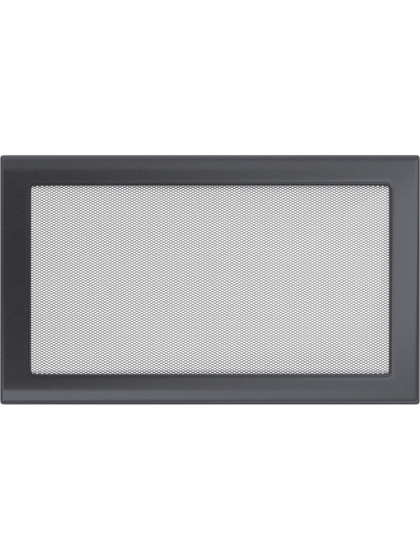 Вентиляційна решітка Kratki 22x37 см графітова
