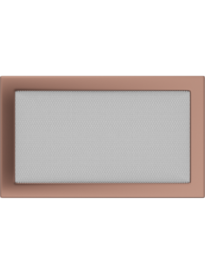 Вентиляційна решітка Kratki 22x37 см мідь гальванічна