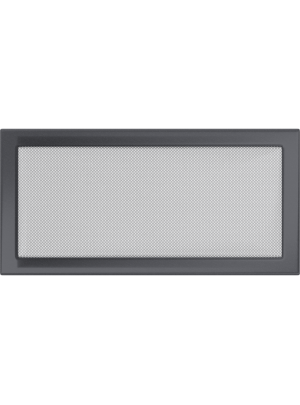 Вентиляційна решітка Kratki 22х45 см графітова