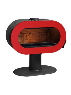 Чавунна піч Invicta FIFTY червона