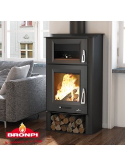 Сталева піч Bronpi TUDELA (з духовкою)