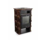 Кахельна піч Nordflam CORIA Brown
