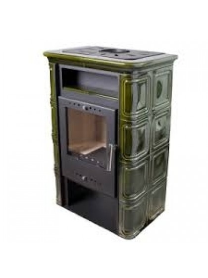 Кахельна піч Nordflam CORIA GREEN