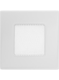 Вентиляційна решітка Kratki 11х11 см біла 