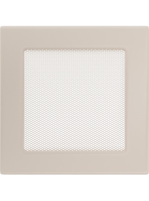 Вентиляційна решітка Kratki 17х17 см кремова