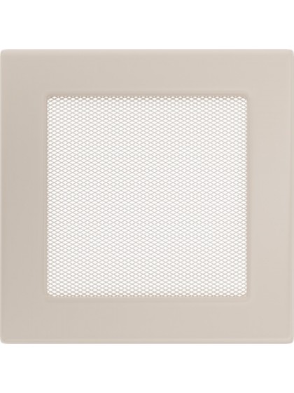 Вентиляційна решітка Kratki 17х17 см кремова