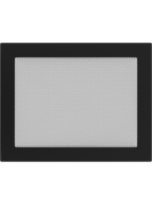 Вентиляційна решітка Kratki 22х30 см чорна
