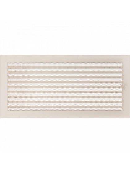 Вентиляційна решітка Kratki 22х45 см кремова з жалюзями Вентиляційна решітка Kratki 22х45 см кремова з жалюзями