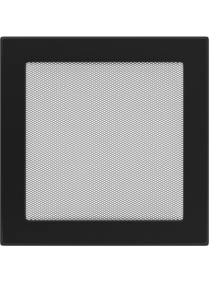 Вентиляційна решітка Kratki 22х22 см чорна 