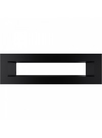 Вентиляційна решітка Kratki TUNEL чорна 6х20 см