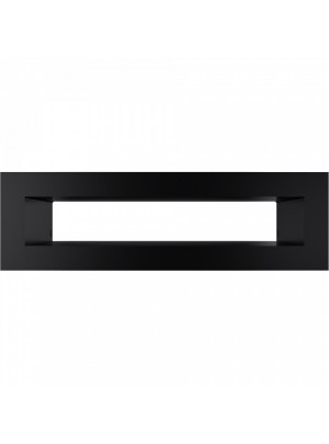 Вентиляційна решітка Kratki TUNEL чорна 6х20 см