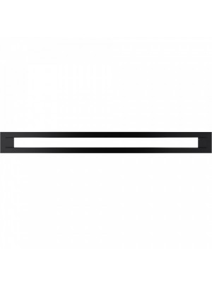 Вентиляційна решітка Kratki TUNEL чорна 6х60 см