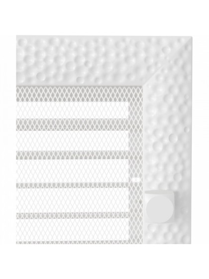 Вентиляційна решітка Kratki 22х45 см VENUS біла з жалюзями Вентиляційна решітка Kratki 22х45 см VENUS біла з жалюзями