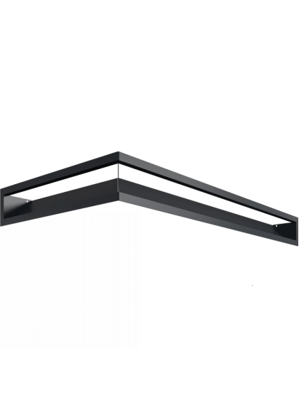 Вентиляційна решітка люфт MODERN кутова права графітова 420X720X90 (90) P